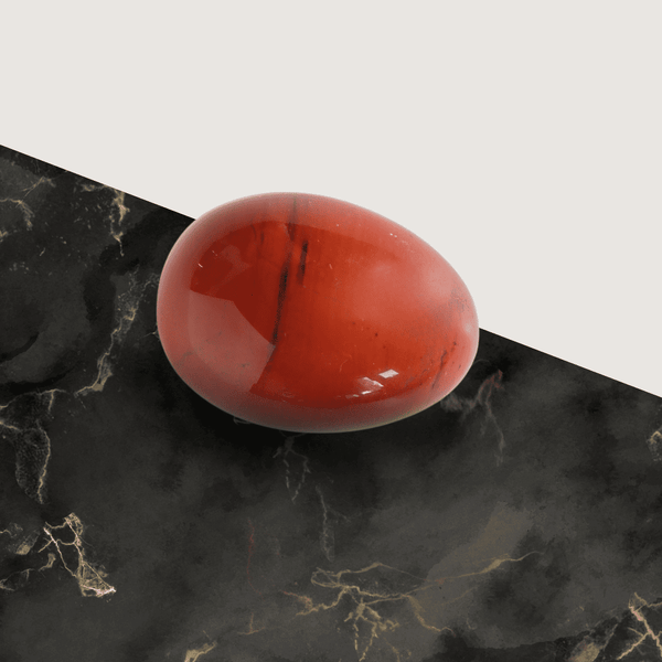 Roter Jaspis I Edelstein Ei (klein)