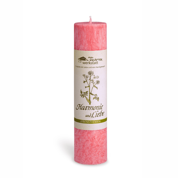 Harmonie und Liebe  | Heilkräuterkerze