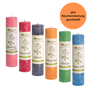 Lebensglück I Heilkräuterkerzen I Bundle