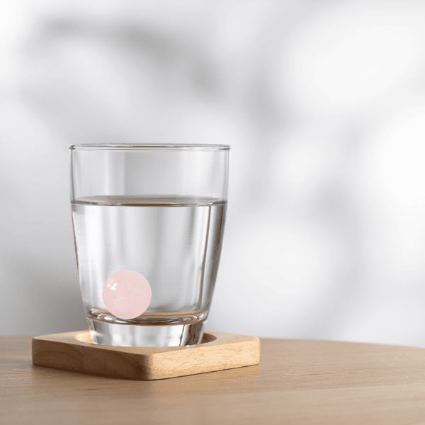 Wasserkugel I Liebe I Rosenquarz