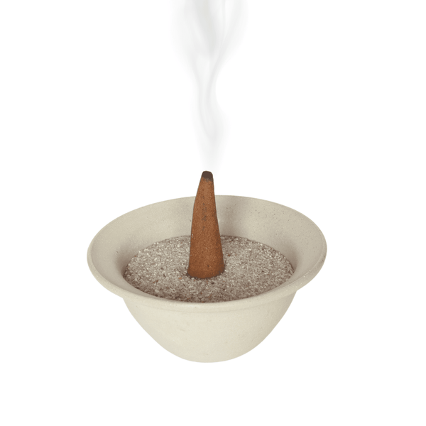 EM-Keramik-Räuchertasse "Naturrauch" I naturfarben