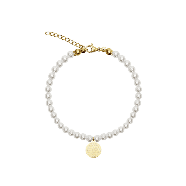 Perlenarmband "Blume des Lebens"