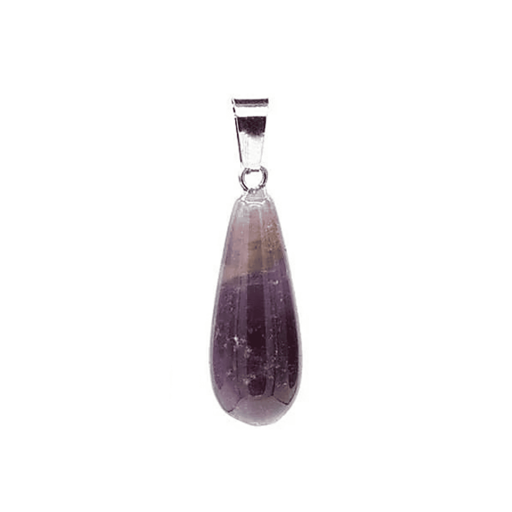 Edelsteinanhänger in Tropfenform I Amethyst