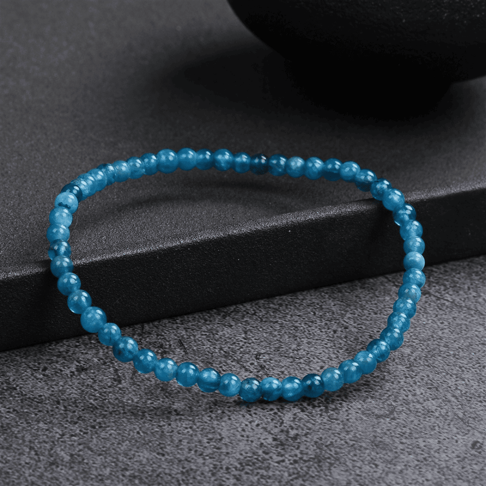 Blauer Apatit Armband I Selbstbewusstsein