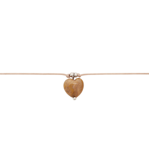 Herzlichkeit Armband I Brauner Achat