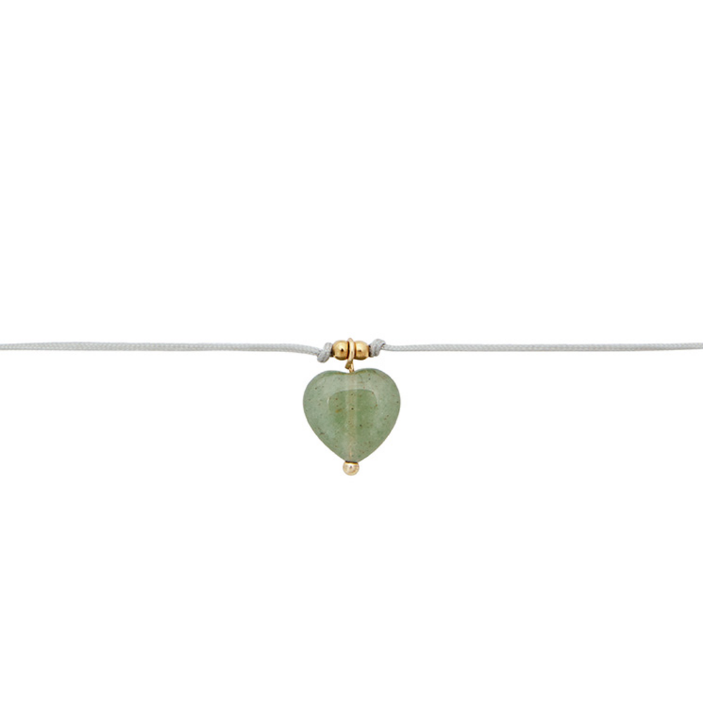 Herzlichkeit Armband I Grüner Quarz