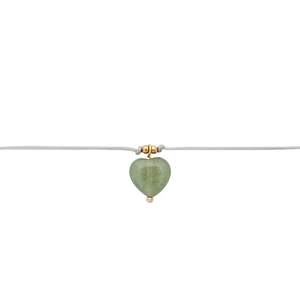 Herzlichkeit Armband I Grüner Quarz