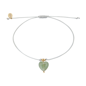 Herzlichkeit Armband I Grüner Quarz