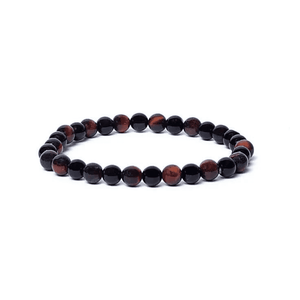 Tigerauge & Onyx Edelsteinarmband I Verbindung zur inneren Kraft