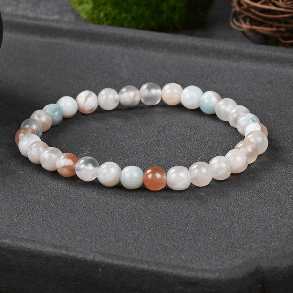 Kirschblüten-Achat Armband I Sanftheit