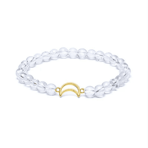 Bergkristall Edelsteinarmband I Mond