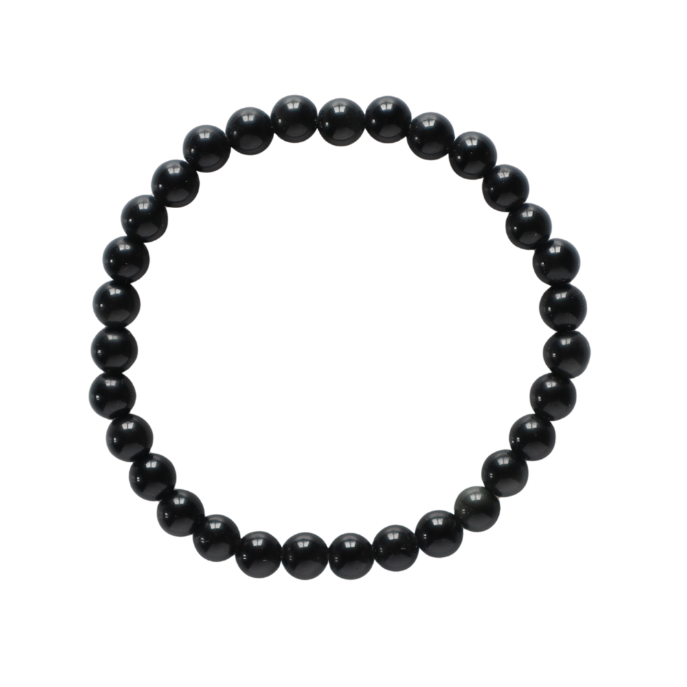 Edelsteinarmband I Obsidian