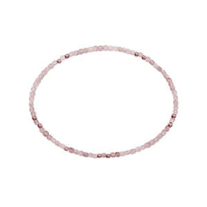 Erdbeerquarz Armband I Herzvertrauen