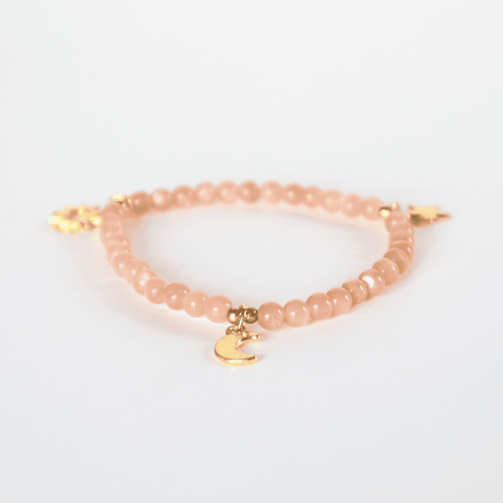 Sonnenstein Armband I Sonne, Mond & Sterne