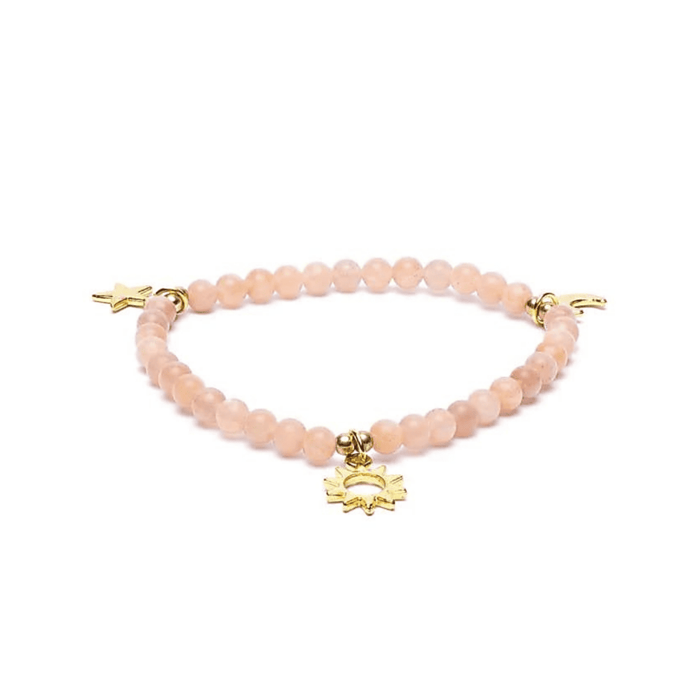 Sonnenstein Armband I Sonne, Mond & Sterne