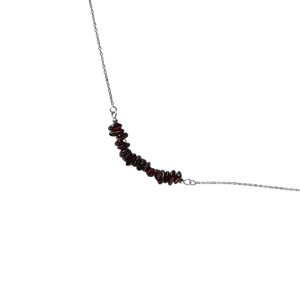 Kristallkraft-Armband I Granat