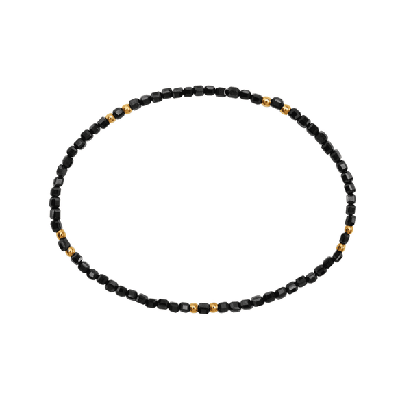 Schwarzer Spinell Armband I Stärke & Widerstandskraft