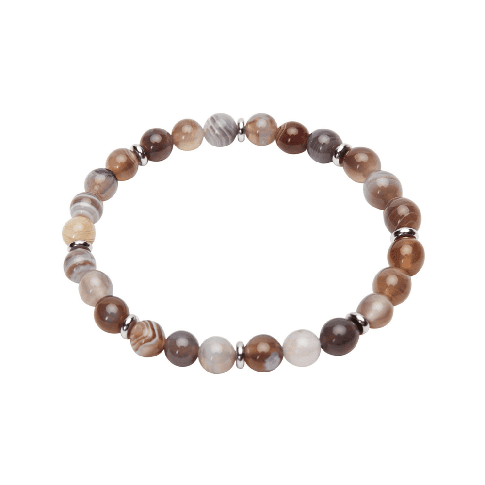 Botswana Achat Armband I Sanfte Stabilität