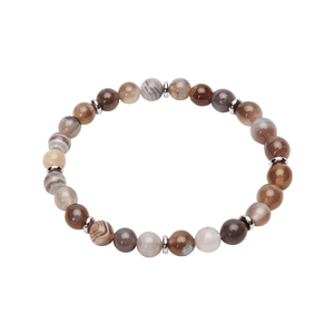 Botswana Achat Armband I Sanfte Stabilität