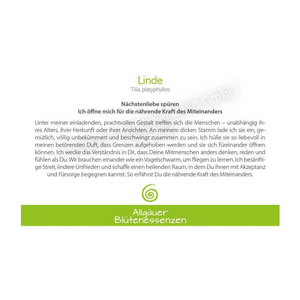 Blütenessenz I (Nächsten-)Liebe spüren I Linde