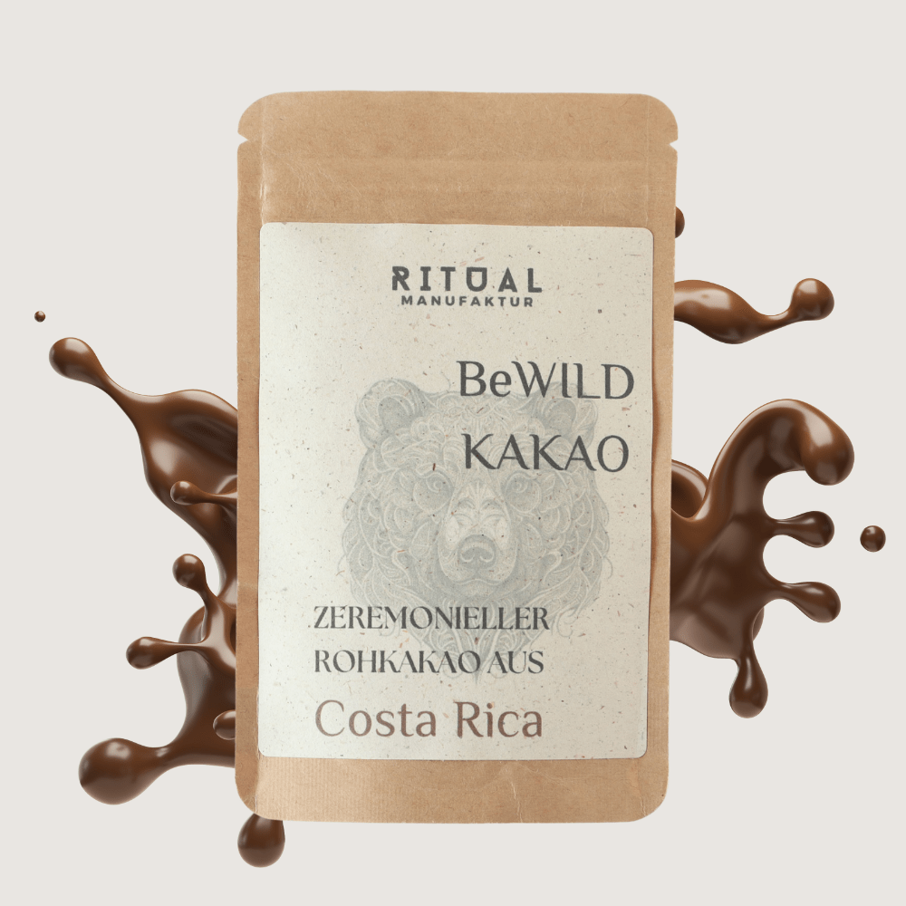 Eine Tasse BE WILD I Zeremonieller Bio-Kakao