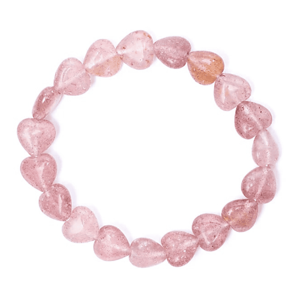 Erdbeerquarz Armband I Herzlichkeit
