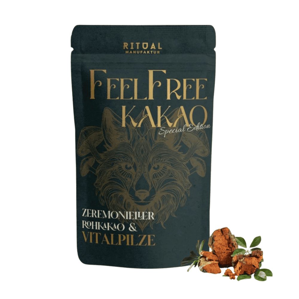 FEEL FREE I Zeremonieller Bio-Kakao mit Vitalpilzen