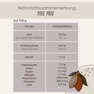 FEEL FREE I Zeremonieller Bio-Kakao mit Vitalpilzen