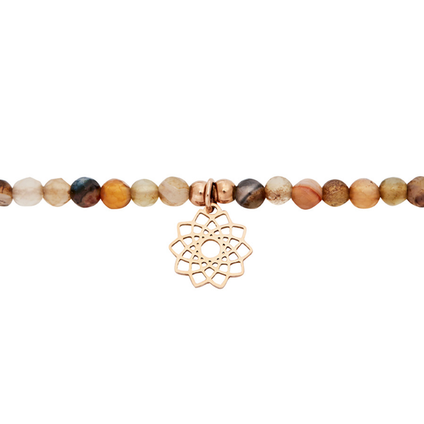Achat Armband I Blume der Liebe