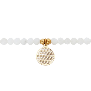 Mondstein Armband I Blume des Lebens