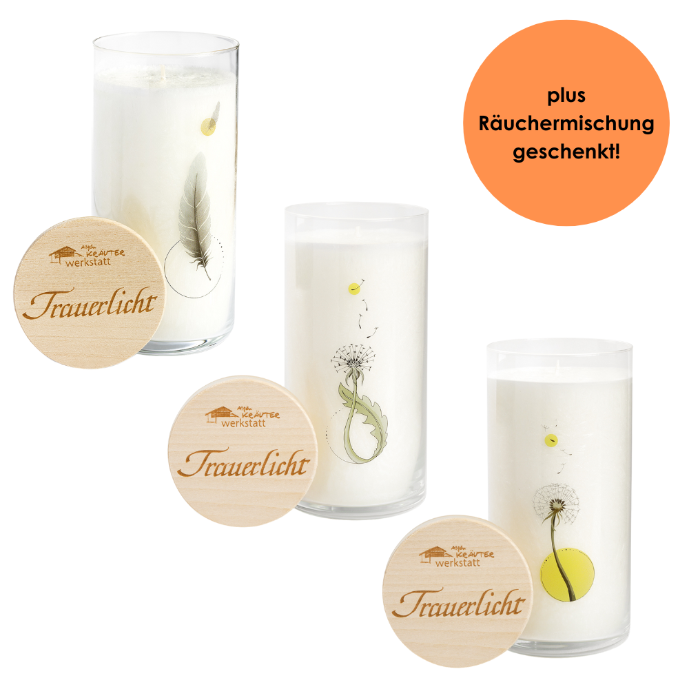 Kerzenset Trauerlicht