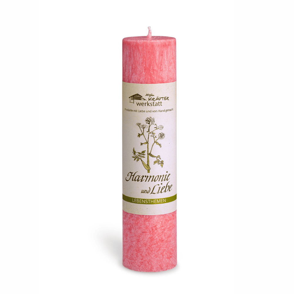 Harmonie und Liebe  | Heilkräuterkerze