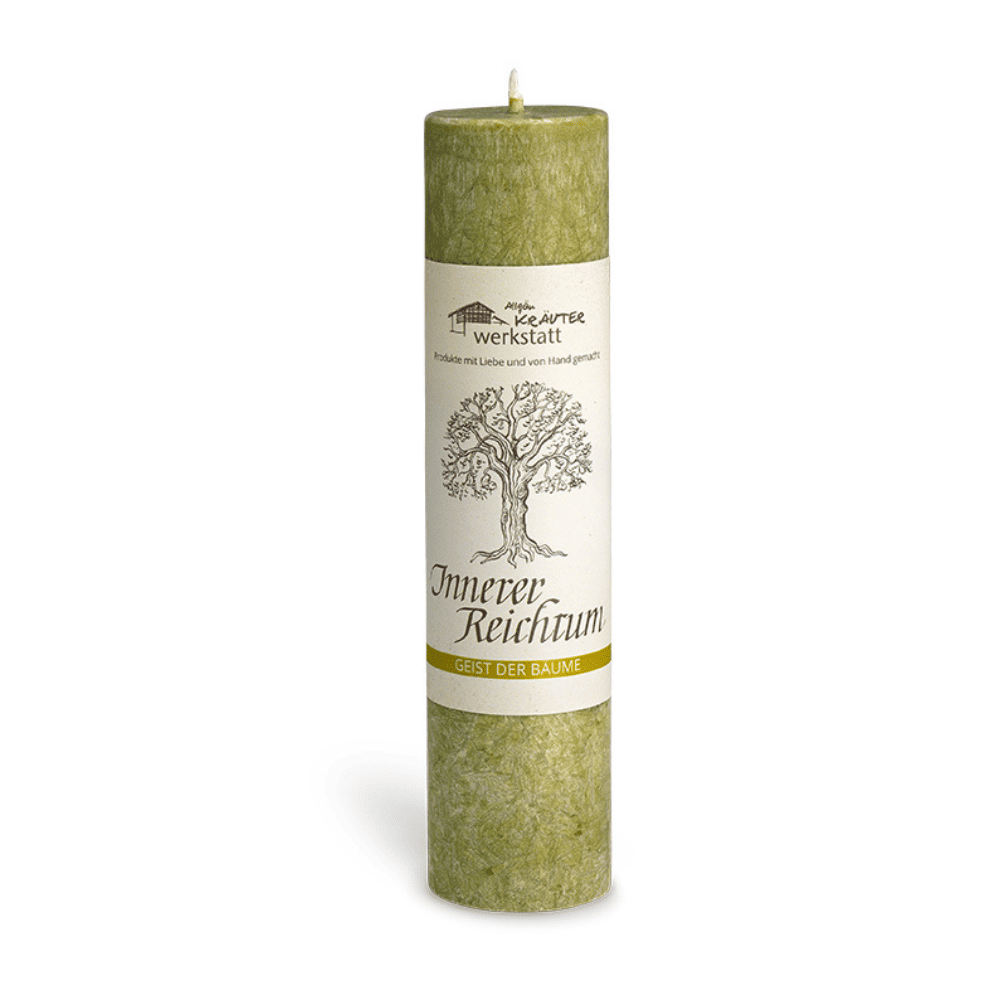 Innerer Reichtum | Heilkräuterkerze
