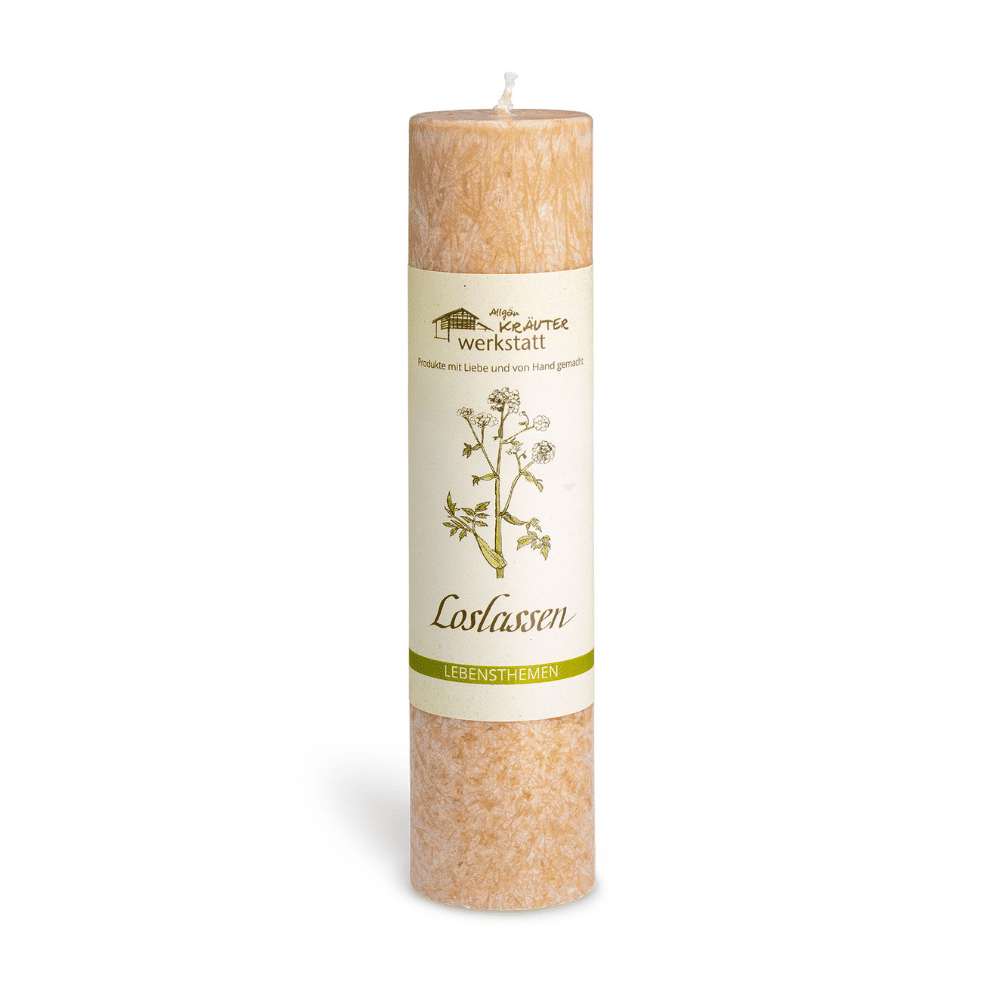 Loslassen | Heilkräuterkerze