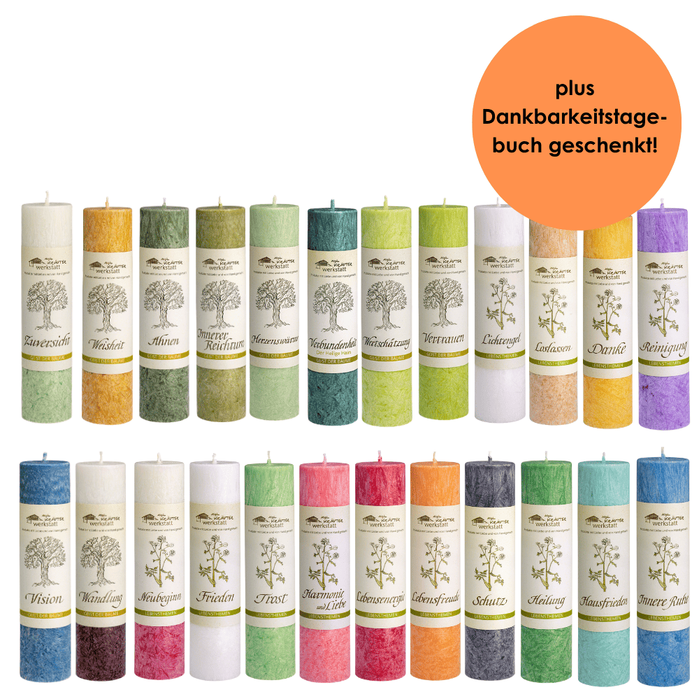 Fülle des Lebens I Heilkräuterkerzen I Bundle