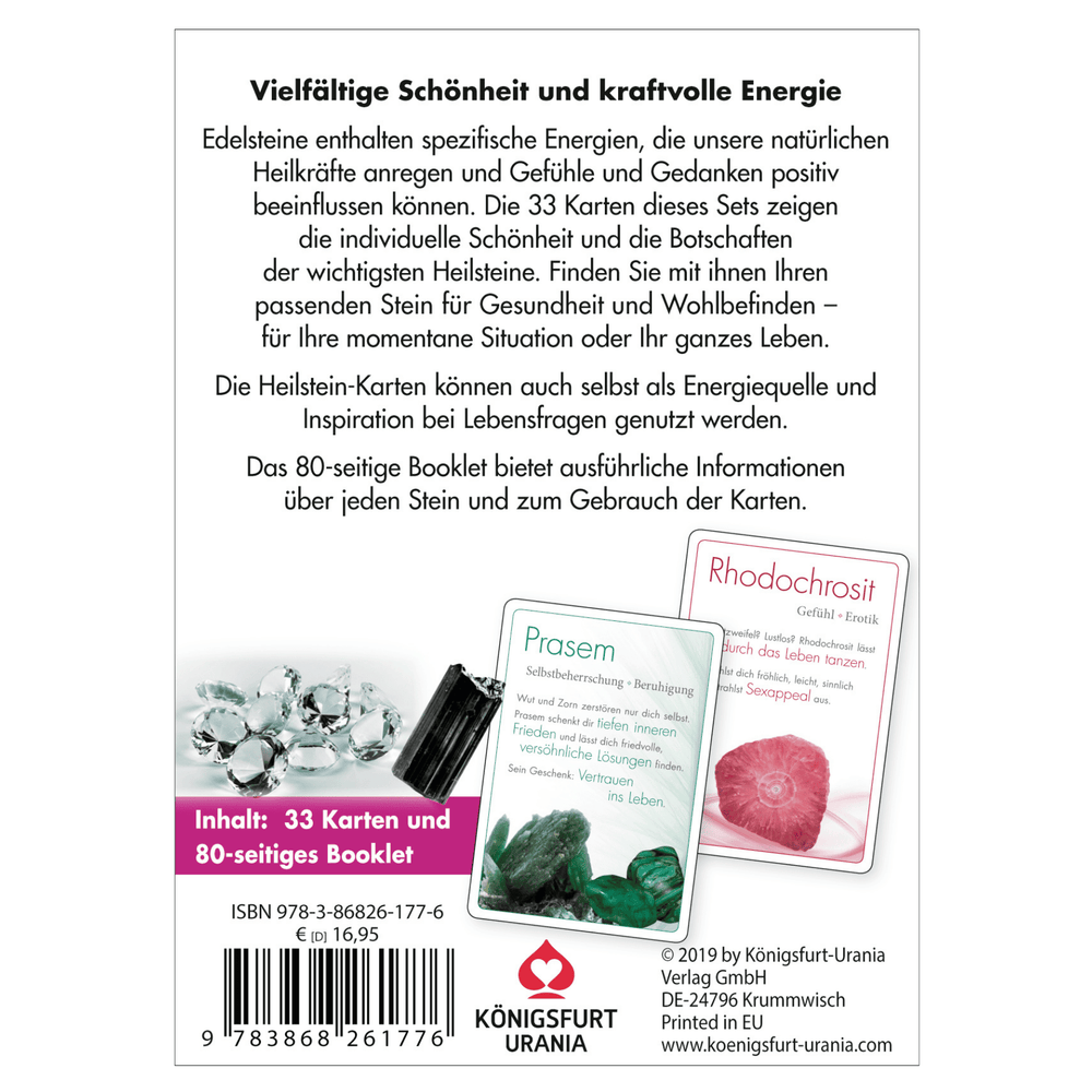 Heilsteine I 33 Karten I Set