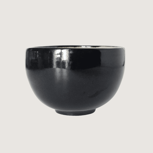 KAKAOBECHER aus EM-Keramik I Herz (schwarz)