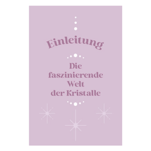 Die Kraft der Kristalle und Heilsteine I Kartenbox