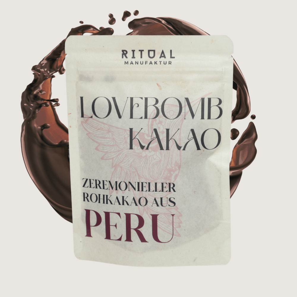 Eine Tasse LOVE BOMB I Zeremonieller Bio-Kakao