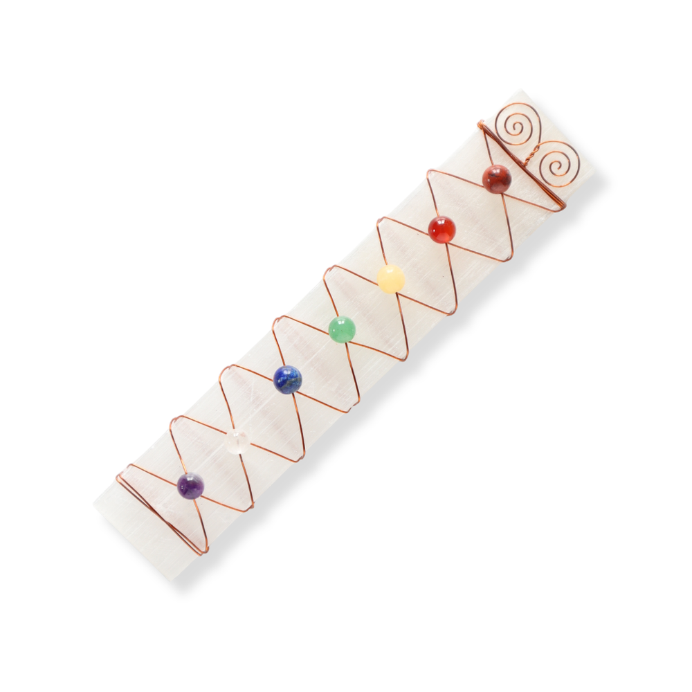 Ladeplatte Selenit I 7 Chakren