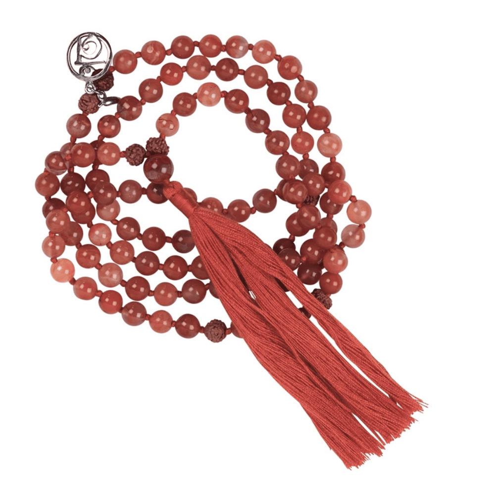 MALA I Sakral-Chakra I Roter Chalcedon