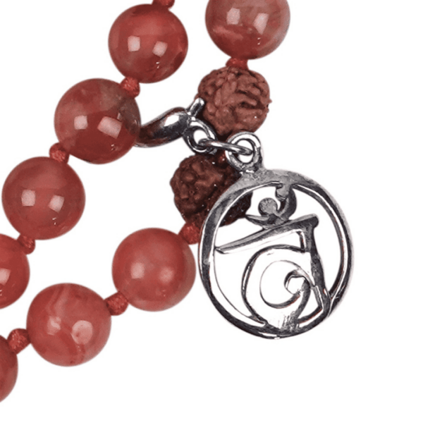MALA I Sakral-Chakra I Roter Chalcedon