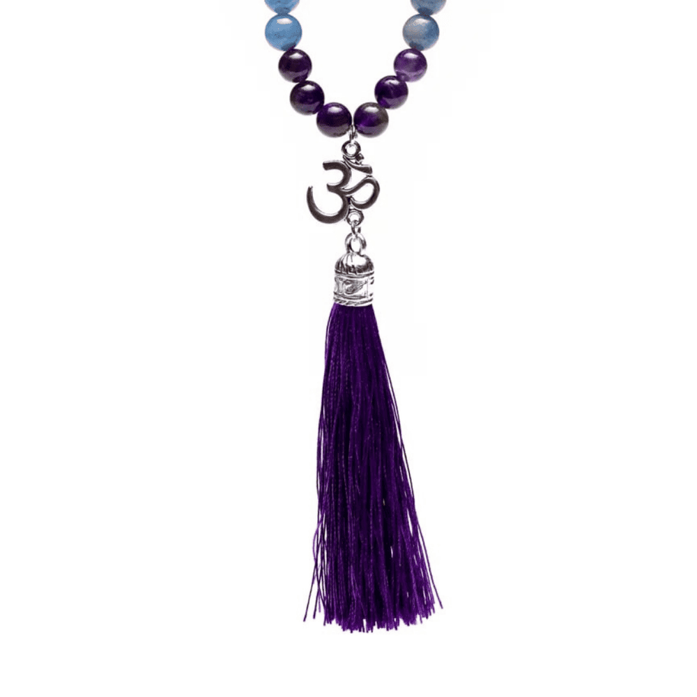 MALA I Einklang und OM I Amethyst, Aventurin und Bergkristall
