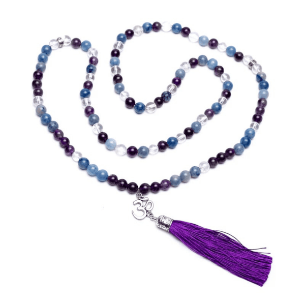 MALA I Einklang und OM I Amethyst, Aventurin und Bergkristall