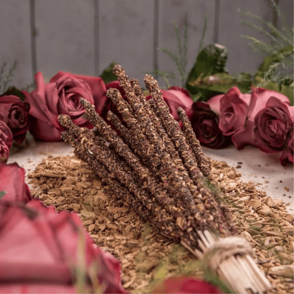 Palo Santo & Rose I Natural-Räucherstäbchen