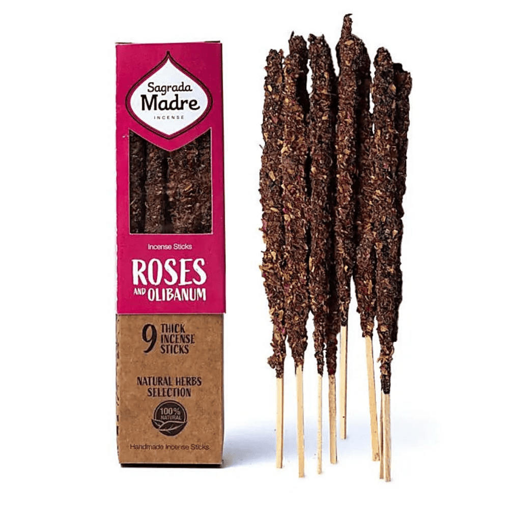 Rose & Weihrauch I Natural-Räucherstäbchen