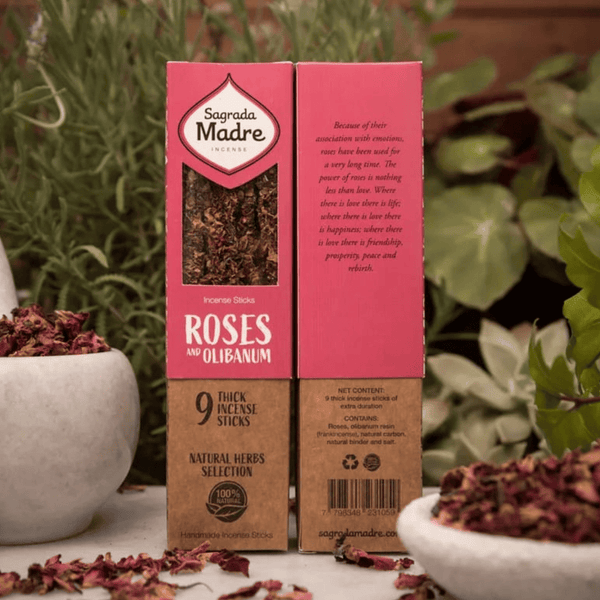 Rose & Weihrauch I Natural-Räucherstäbchen
