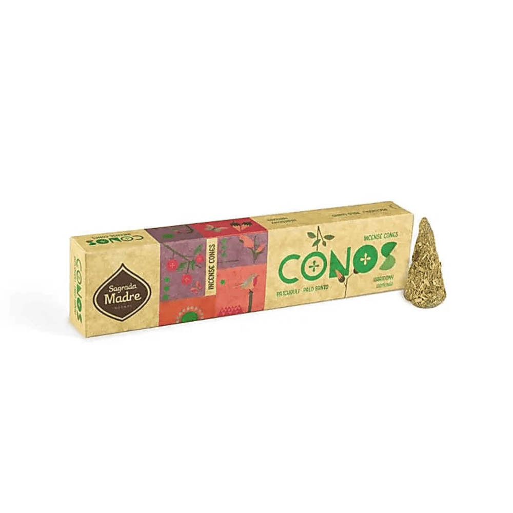 Patchouli & Palo Santo I Natural Räucherkegel