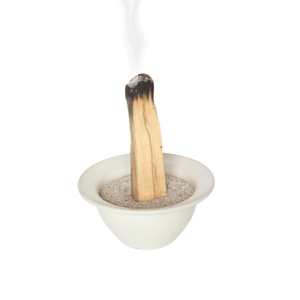 EM-Keramik-Räuchertasse "Naturrauch" I weiß