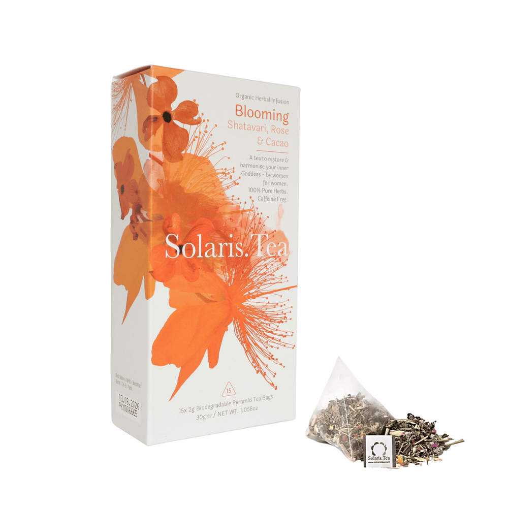 Ritualtee I Bloom mit Shatavari-Wurzel, Ingwer, Zimt...
